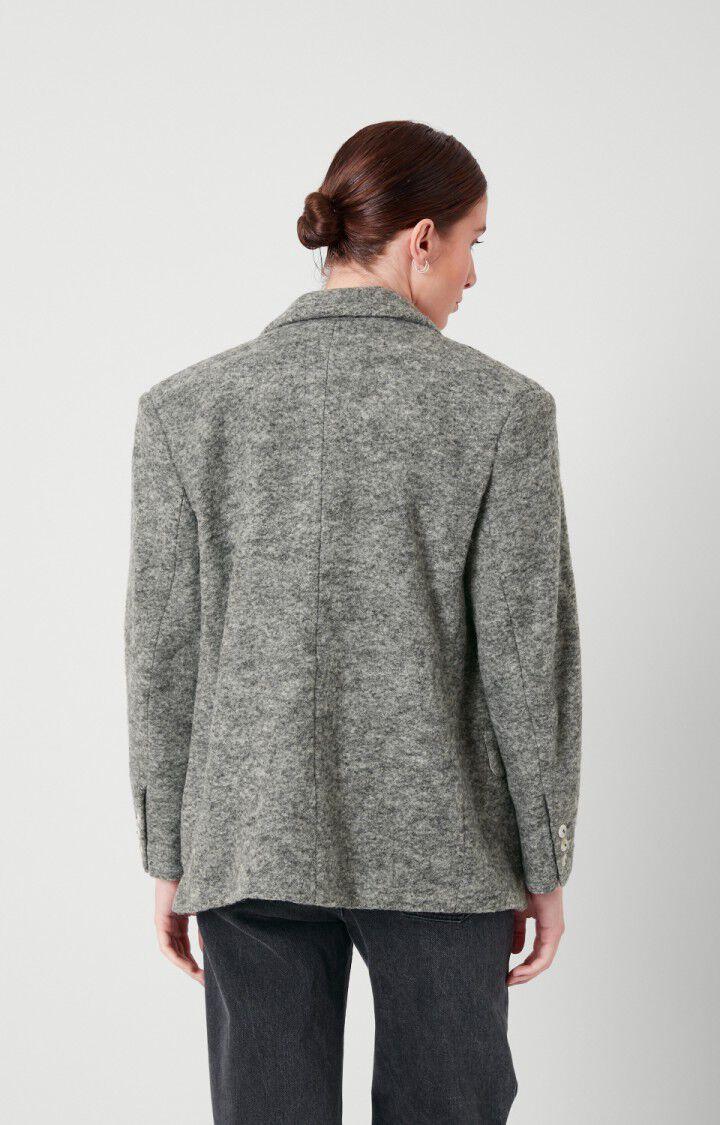 American Vintage Manteau Femme Azibeach - GRIS CHINE Manches Longues Gris - E22
