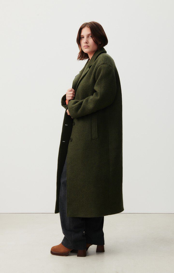 American Vintage Manteau Femme Bazybay - ASPERGE 55 Manches Longues Vert - E24