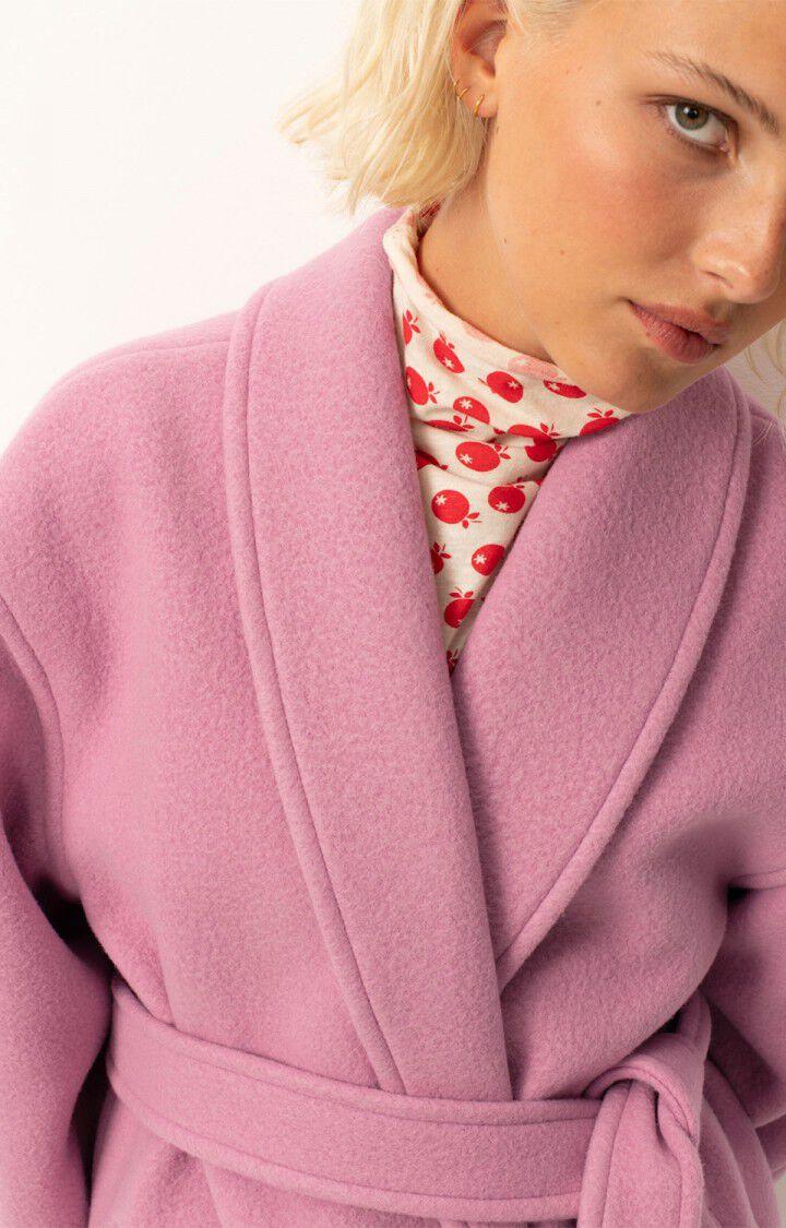 American Vintage Manteau Femme Bazybay - FARD A JOUE 54 Manches Longues Rose - H24