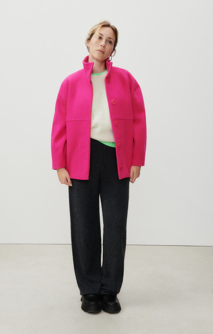 American Vintage Manteau Femme Bazybay - FUCHSIA 51 Manches Longues Rose - H23
