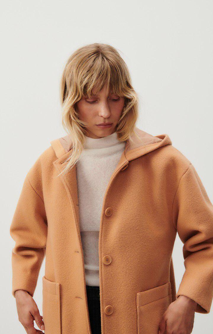 American Vintage Manteau Femme Bazybay - NOISETIER 52 Manches Longues Marron - H23