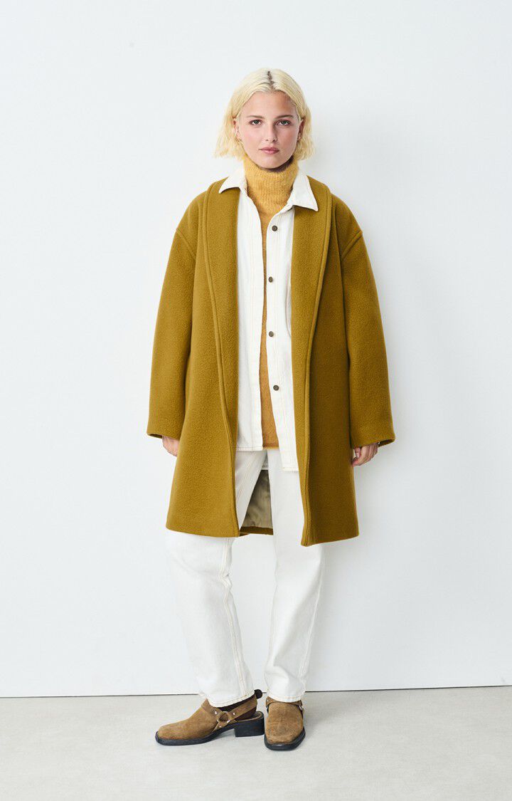 American Vintage Manteau Femme Bazybay - OLIVE 54 Manches Longues Vert - H24