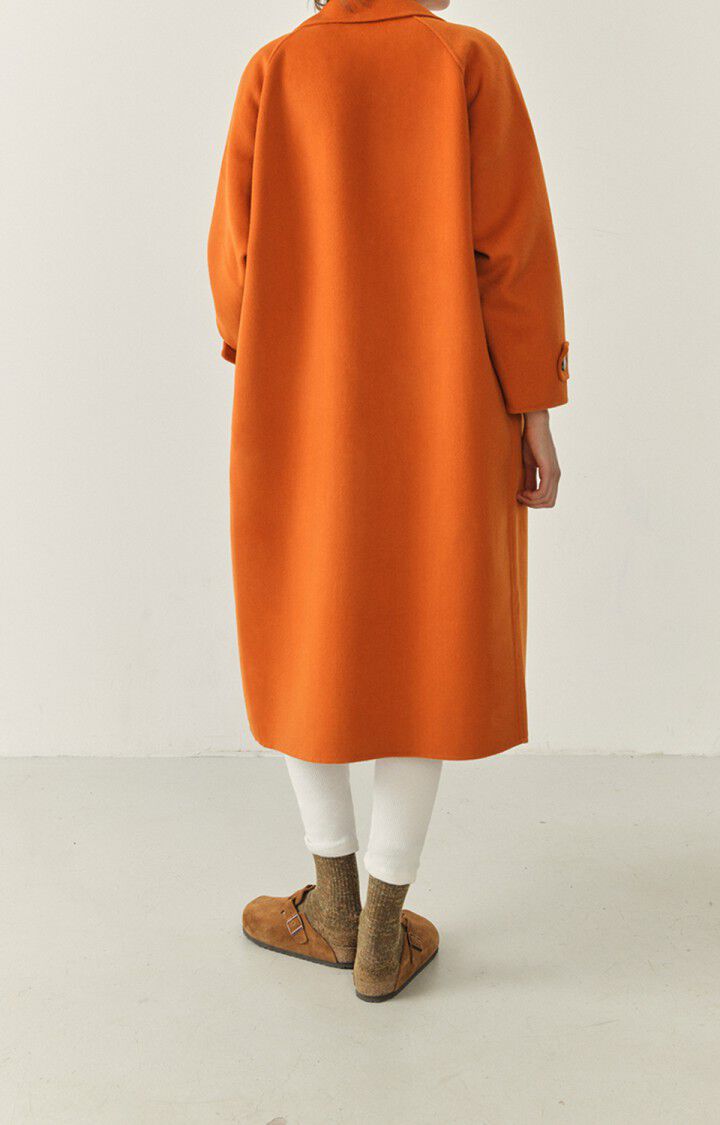 American Vintage Manteau Femme Dadoulove - AUTOMNE CHINE 71 Manches Longues Orange - H22B