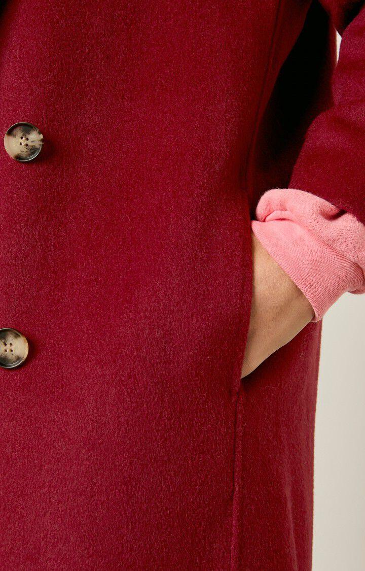 American Vintage Manteau Femme Dadoulove - CERISE Manches Longues Rouge - H20