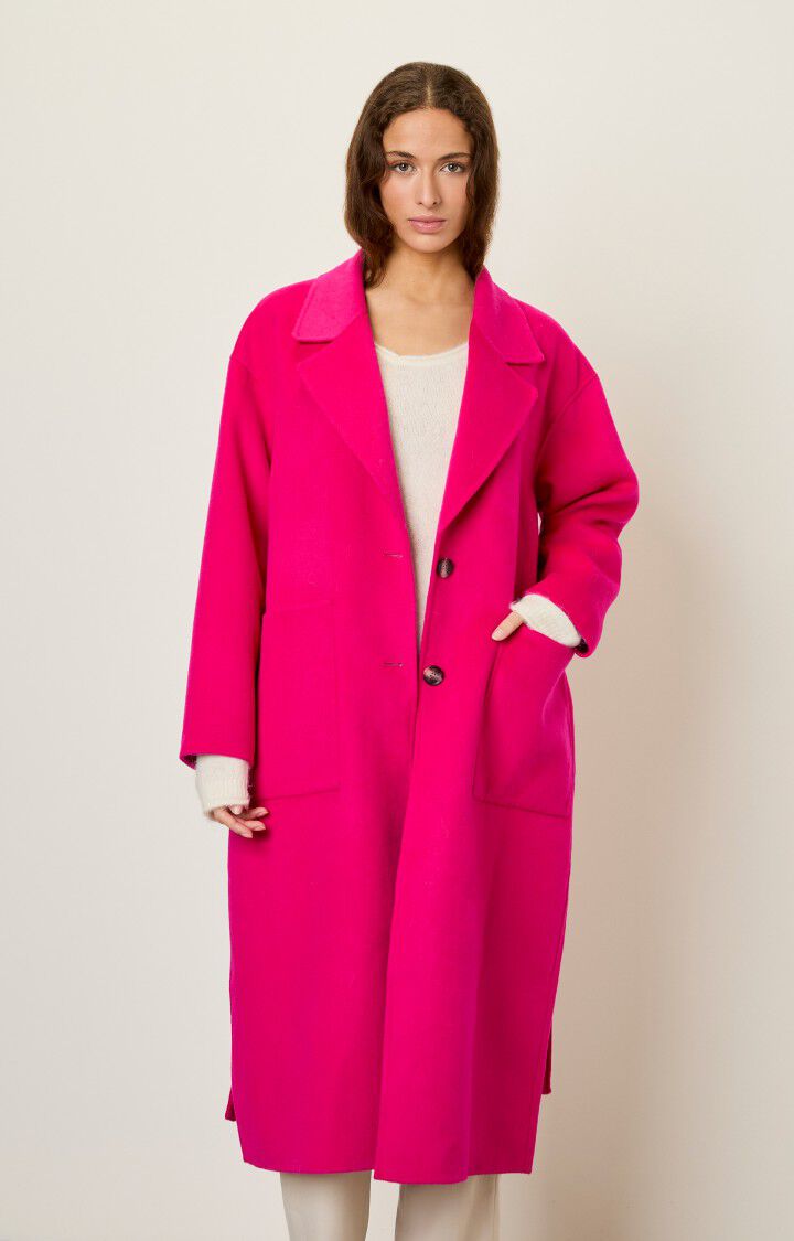 American Vintage Manteau Femme Dadoulove - FUCHSIA Manches Longues Rose - E22