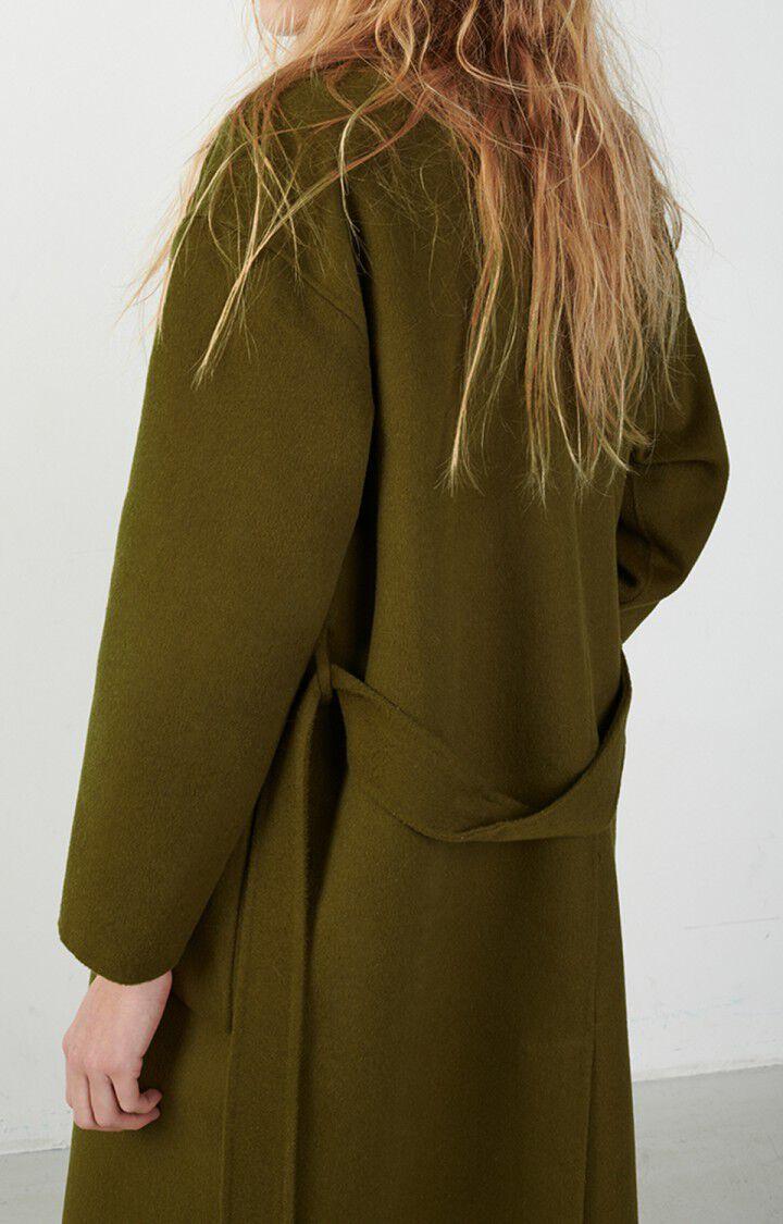 American Vintage Manteau Femme Dadoulove - MOUSSE Manches Longues Vert - E22
