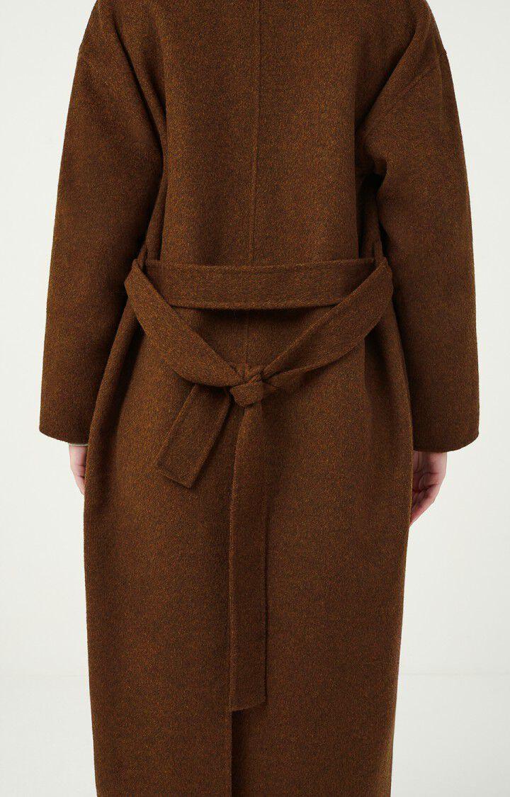 American Vintage Manteau Femme Dadoulove - NOUNOURS CHINE Manches Longues Marron - H21
