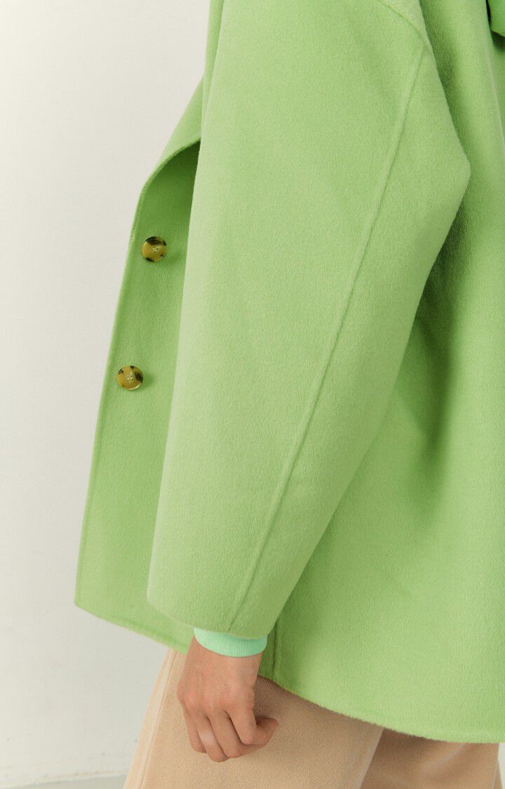 American Vintage Manteau Femme Dadoulove - OPALE CHINE 46 Manches 3/4 Vert - H22