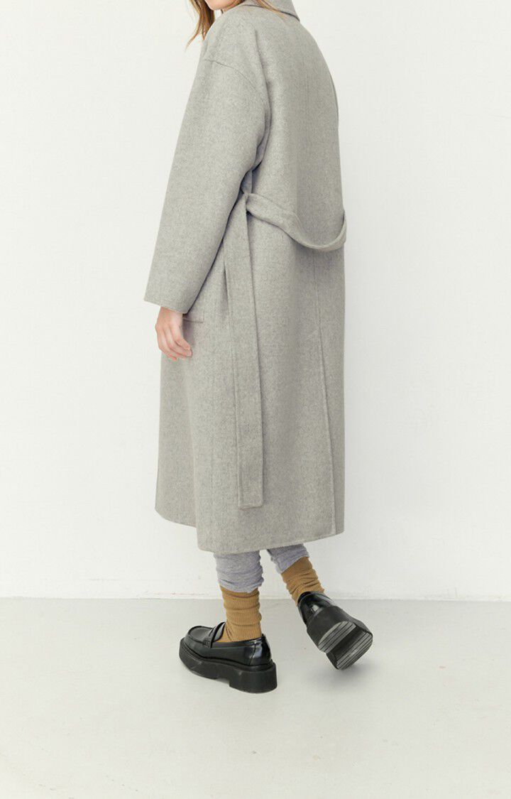 American Vintage Manteau Femme Dadoulove - POLAIRE CHINE 50 Manches Longues Gris - H22