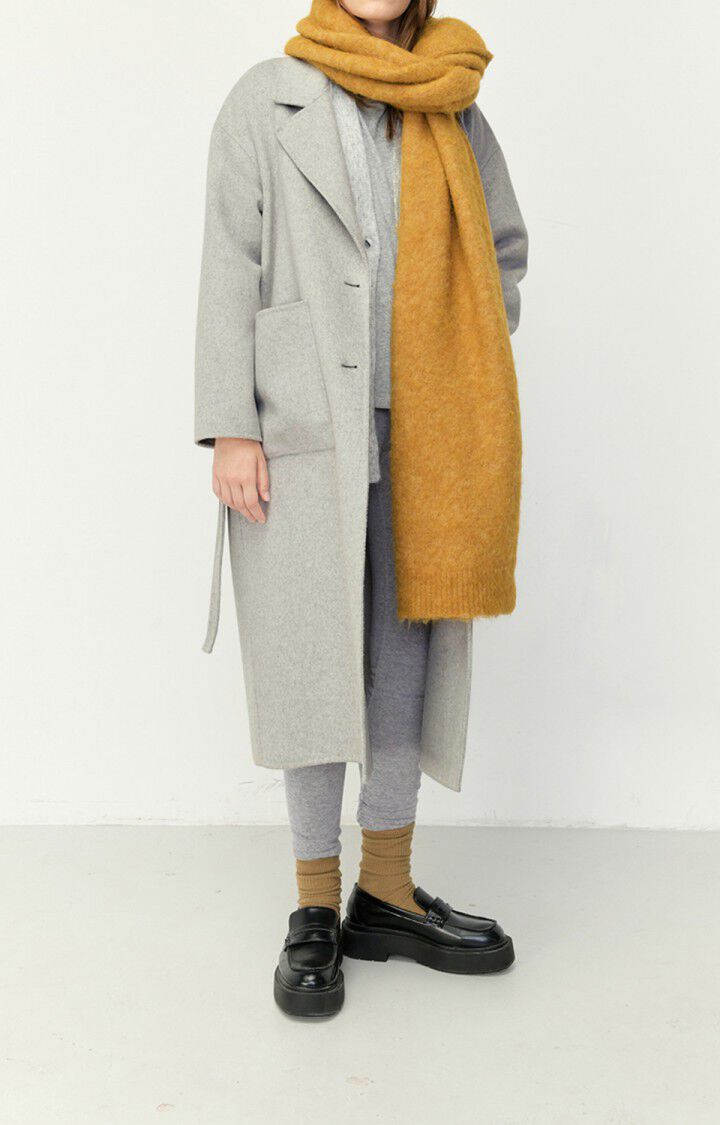 American Vintage Manteau Femme Dadoulove - POLAIRE CHINE 50 Manches Longues Gris - H22