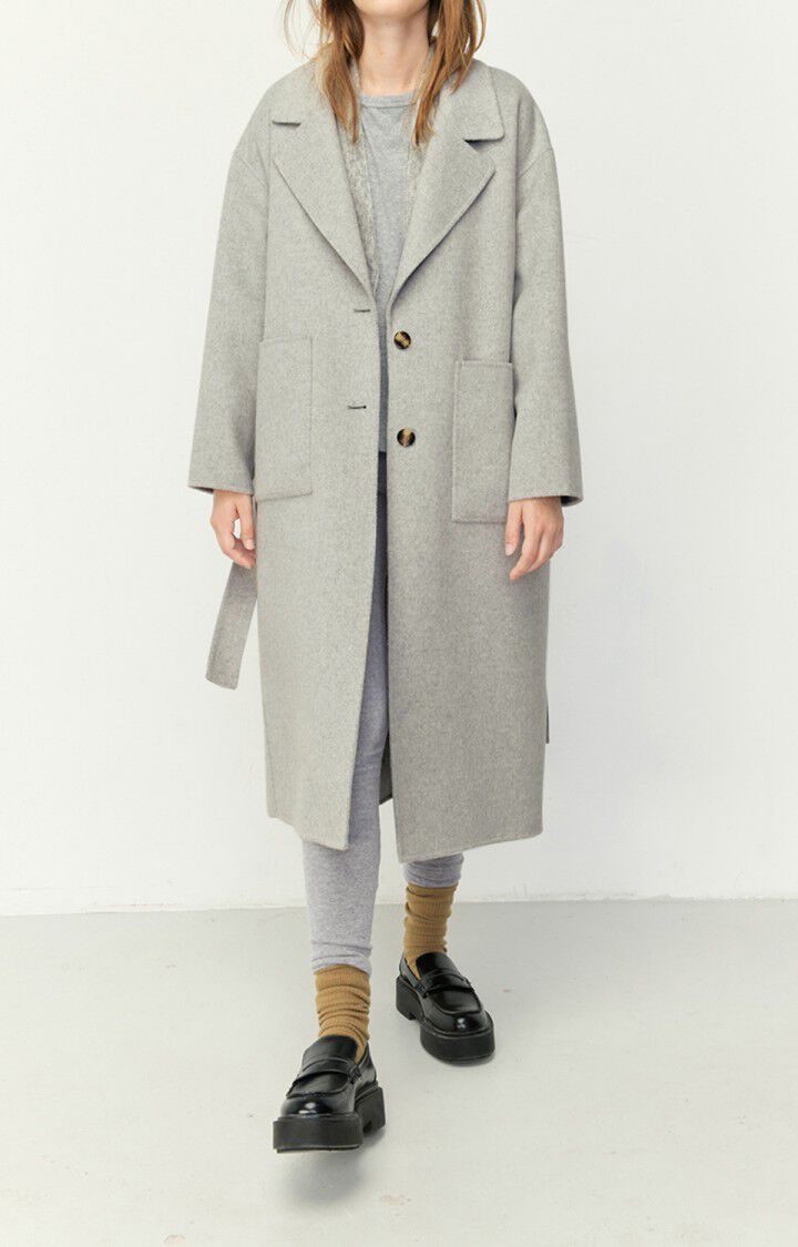 american vintage Manteau femme Dadoulove - POLAIRE CHINE 50 Manches longues Gris - H22