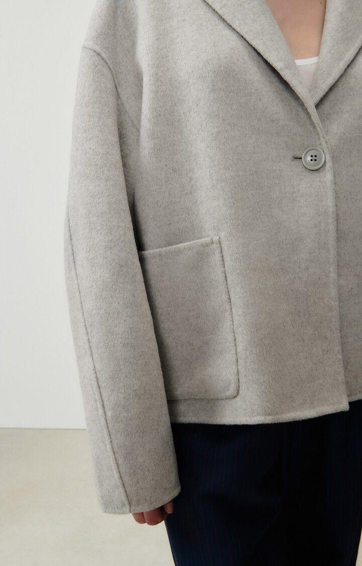American Vintage Manteau Femme Dadoulove - POLAIRE CHINE 53 Manches Longues Gris - E24