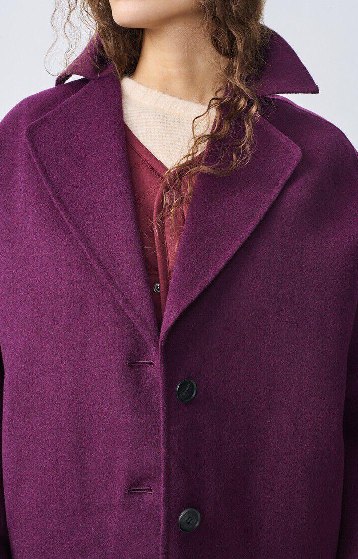 American Vintage Manteau Femme Dadoulove - POURPRE CHINE 46 Manches 3/4 Violet - H22