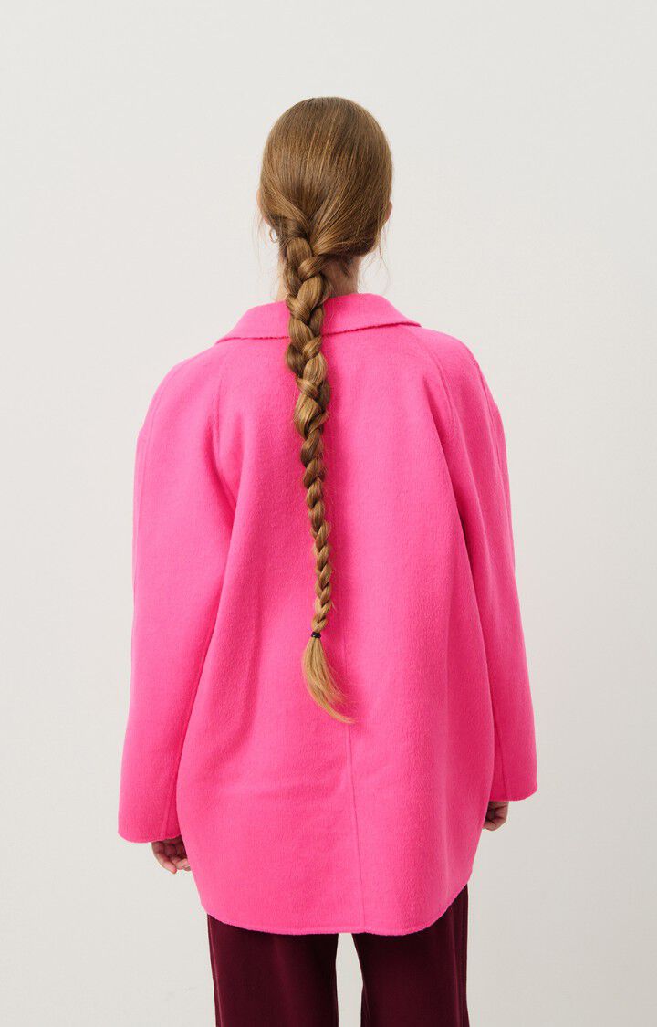 American Vintage Manteau Femme Dadoulove - ROSE FLUO 72 Manches Longues Rose - E25