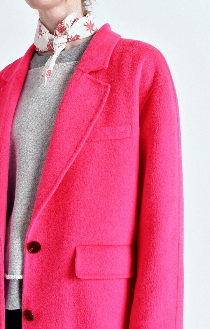 American Vintage Manteau Femme Dadoulove - ROSE FLUO 72 Manches Longues Rose - E25
