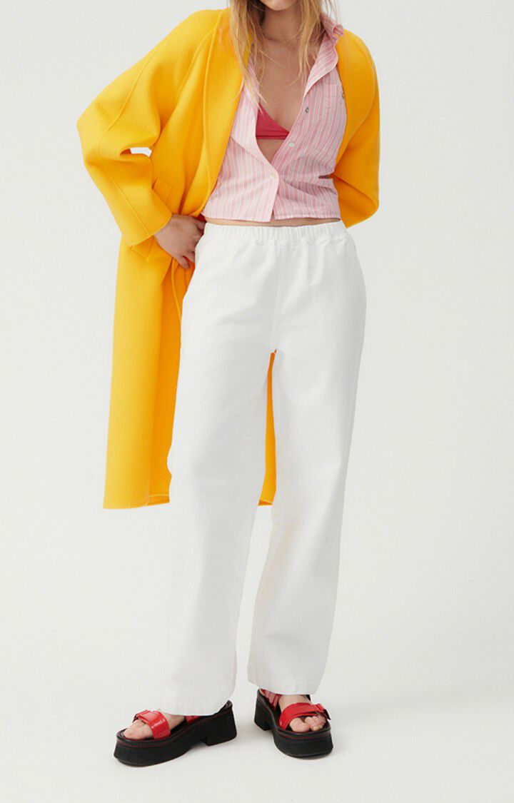 american vintage Manteau femme Dadoulove - SOLAIRE 72 Manches longues Jaune - E23