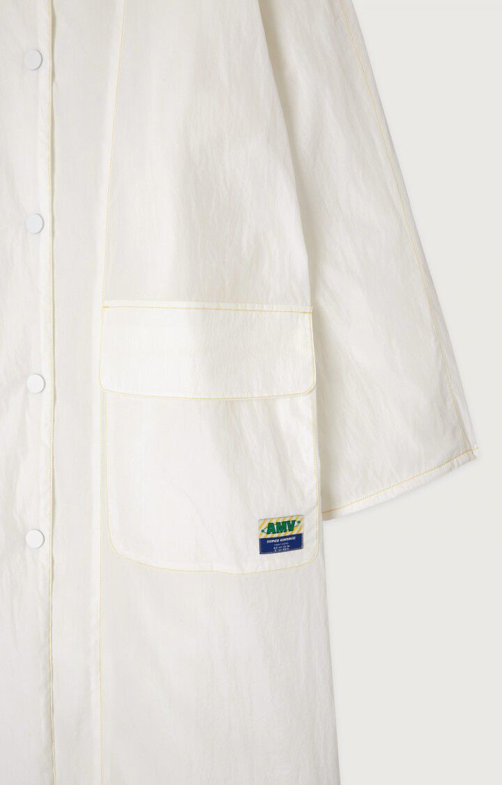 American Vintage Manteau Femme Ikino - BLANC Manches Longues Blanc - E23B