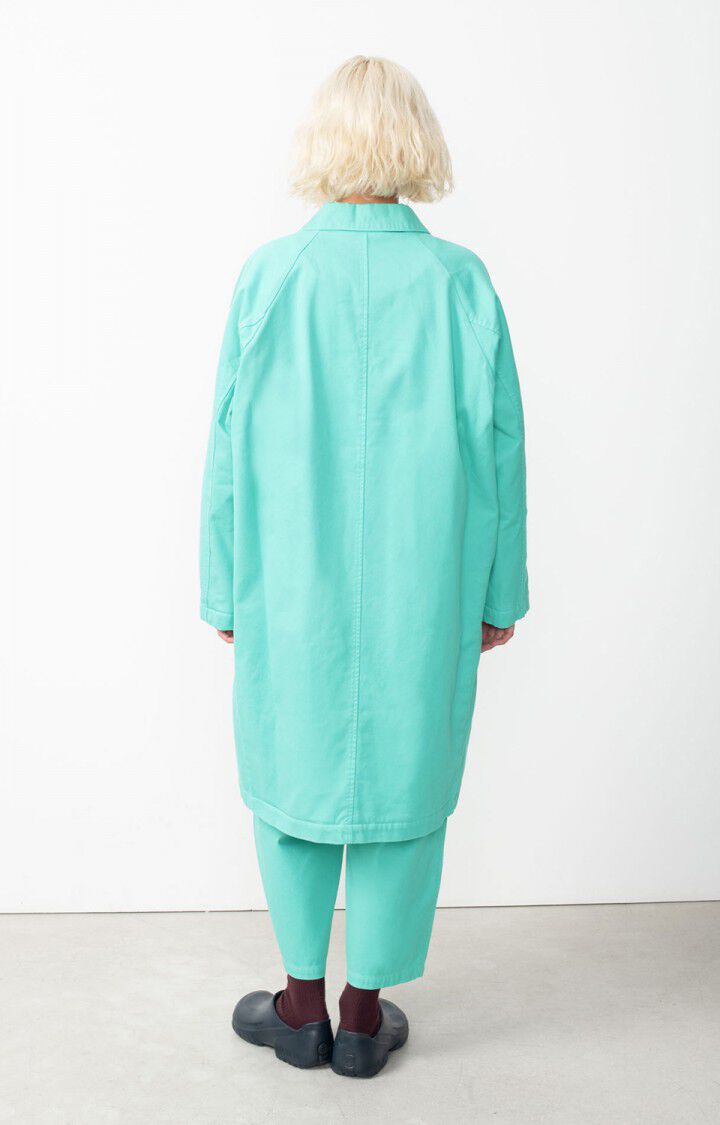 American Vintage Manteau Femme Izatown - OASIS 53 Manches Longues Bleu - H24