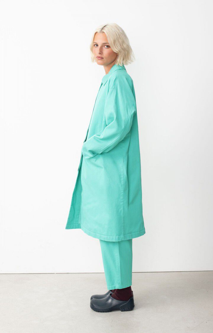 American Vintage Manteau Femme Izatown - OASIS 53 Manches Longues Bleu - H24