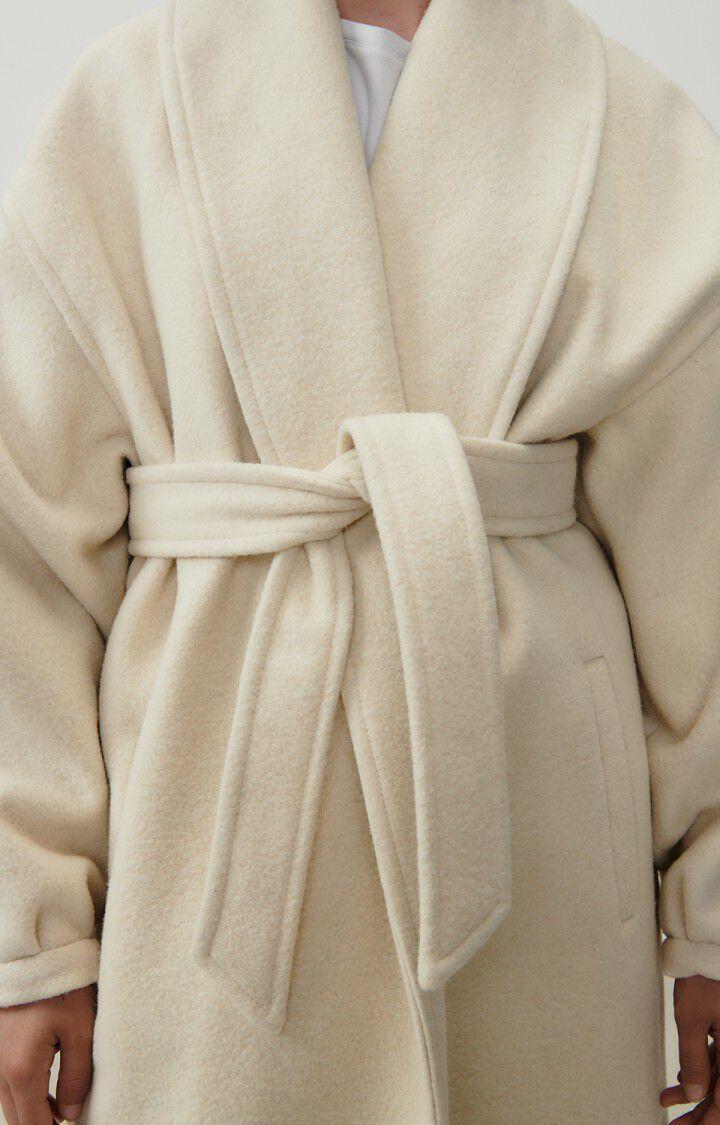 American Vintage Manteau Femme Karabay - ECRU 53 Manches Longues Beige - E23