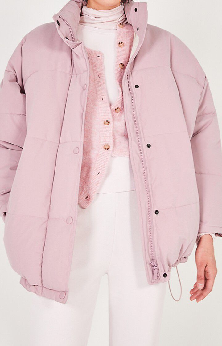 american vintage Manteau femme Kenibird - JACINTHE Manches longues Rose - H20