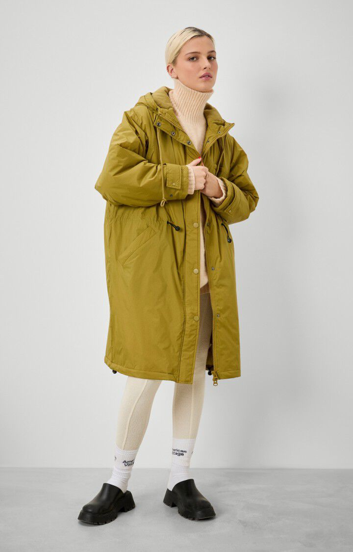 American Vintage Manteau Femme Lijy - ANTILOPE Manches Longues Marron - H22