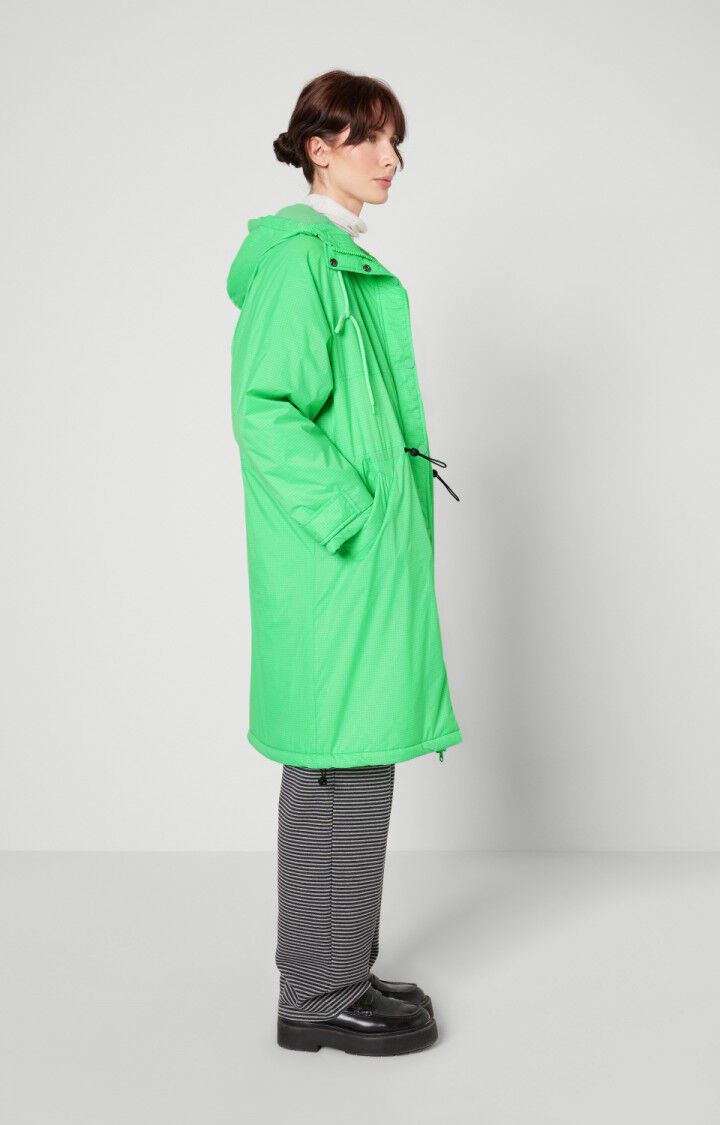 American Vintage Manteau Femme Lijy - GRENOUILLE Manches Longues Vert - H22