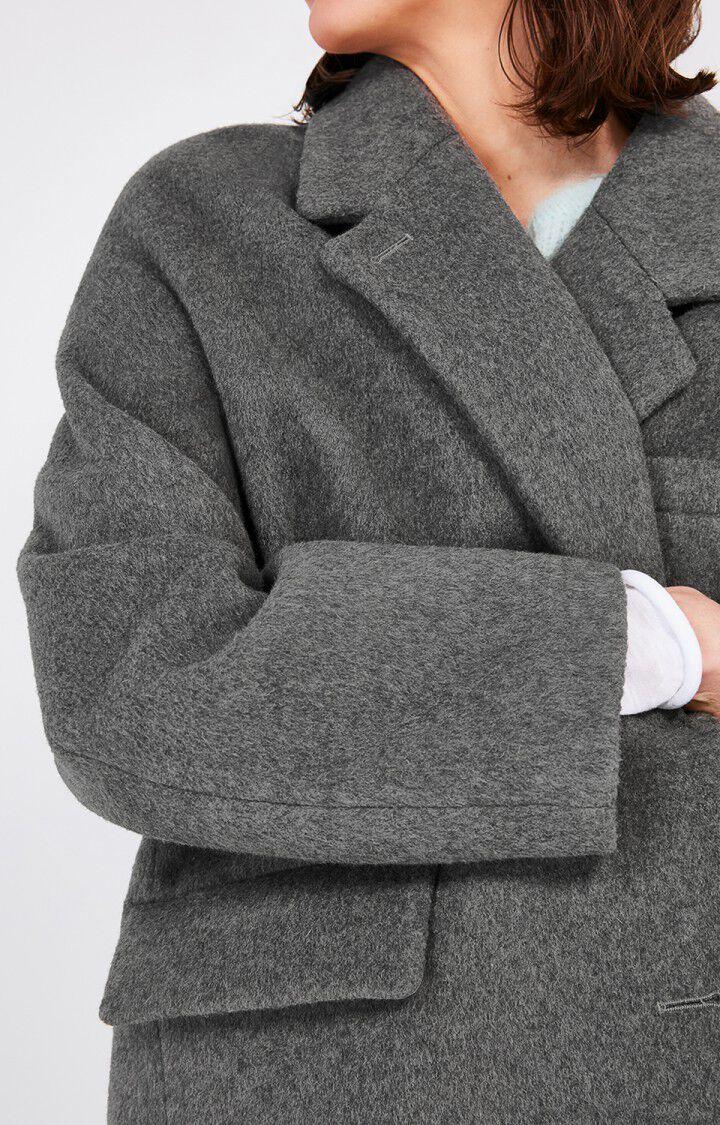 American Vintage Manteau Femme Pamilia - GRIS CHINE Manches Longues Gris - E20