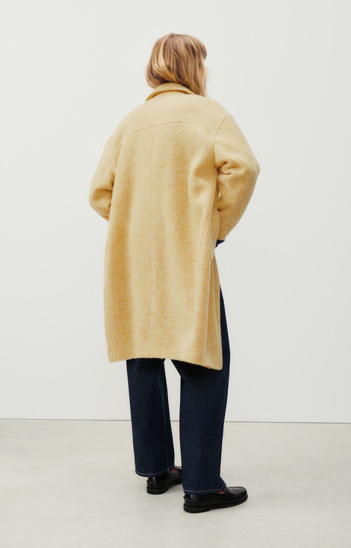 American Vintage Manteau Femme Roly - CITRONNADE CHINE 51 Manches Longues Jaune - H23