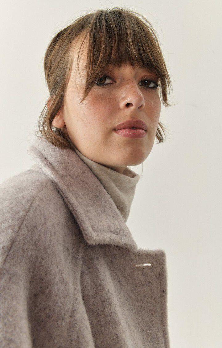 American Vintage Manteau Femme Roly - GRIS CHINE 75 Manches Longues Gris - H23
