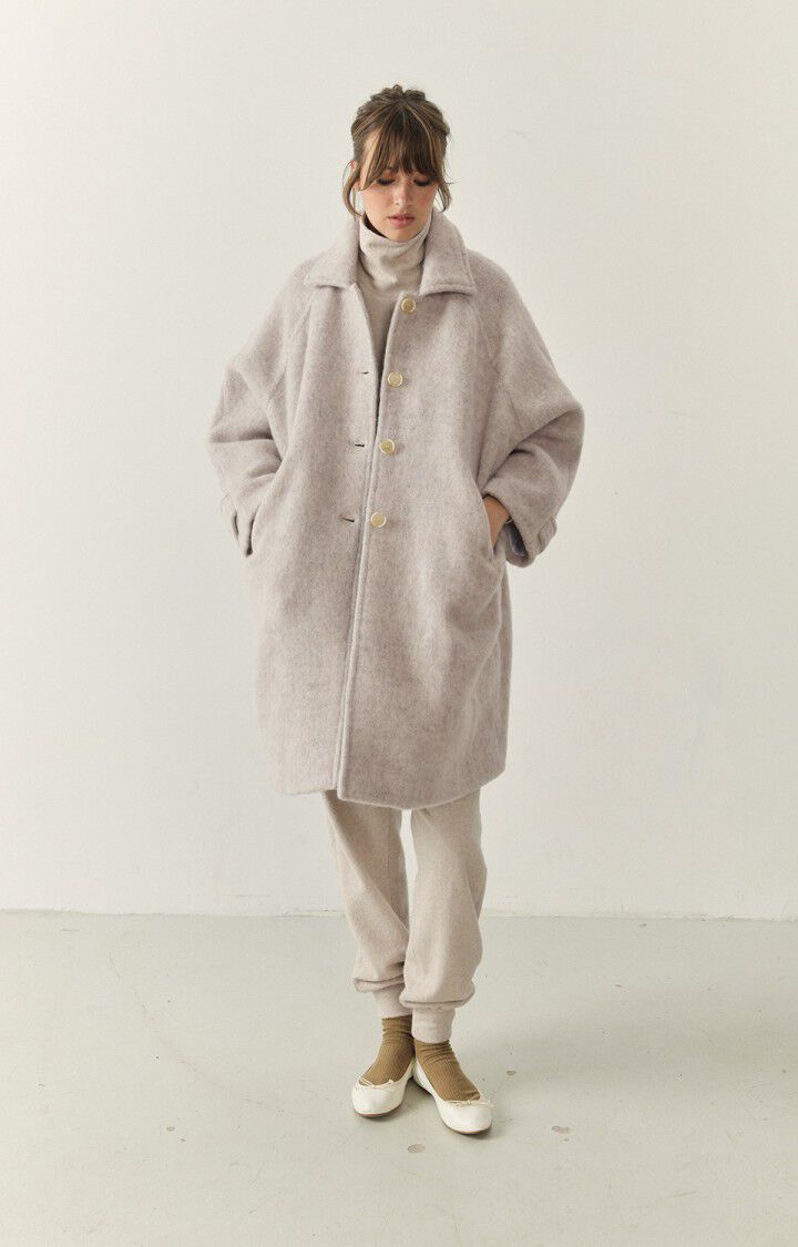 american vintage Manteau femme Roly - GRIS CHINE 75 Manches longues Gris - H23