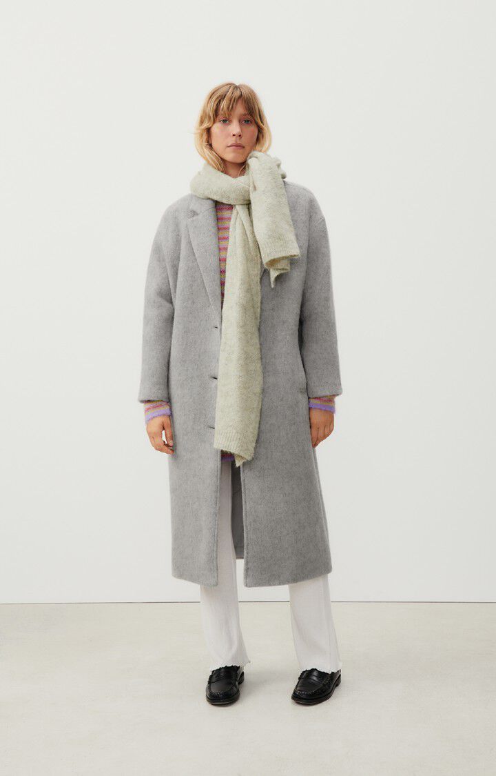 american vintage Manteau femme Roly - NUAGE CHINE 54 Manches longues Gris - E24