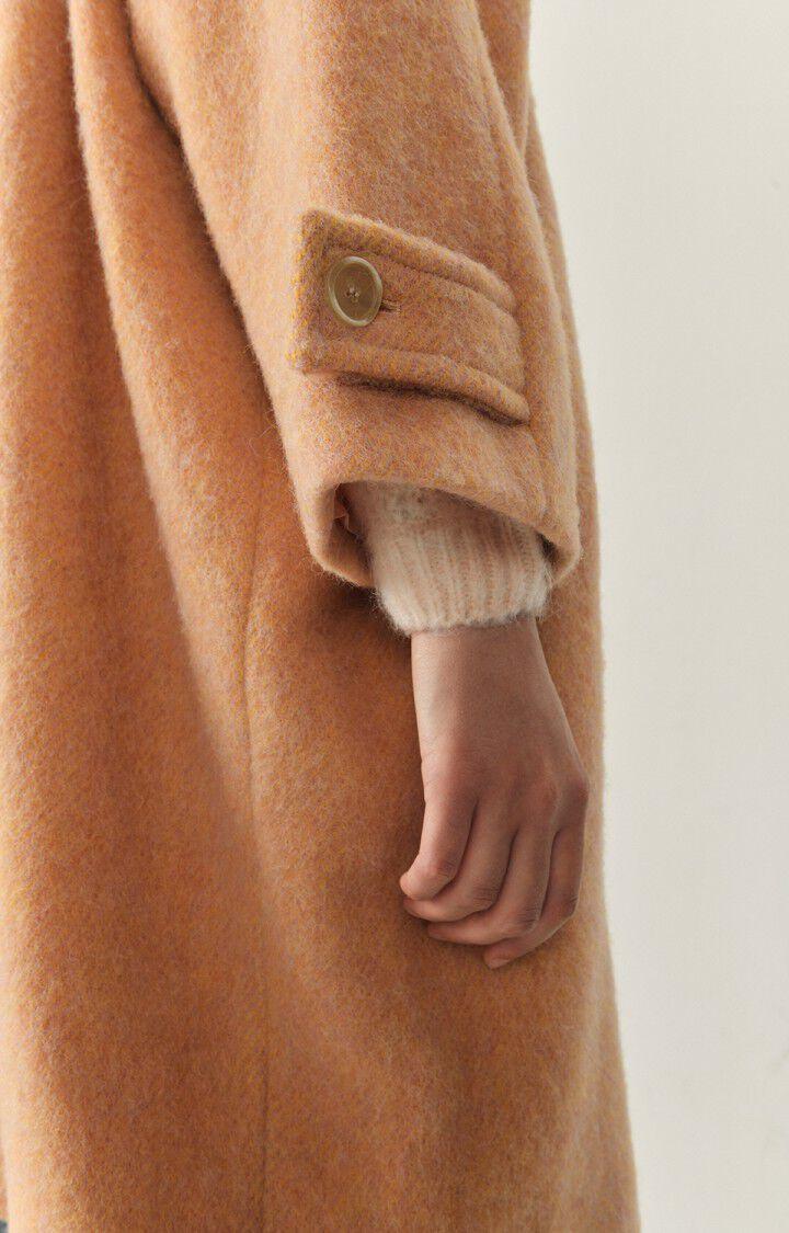 American Vintage Manteau Femme Roly - POMELO CHINE Manches Longues Orange - H22