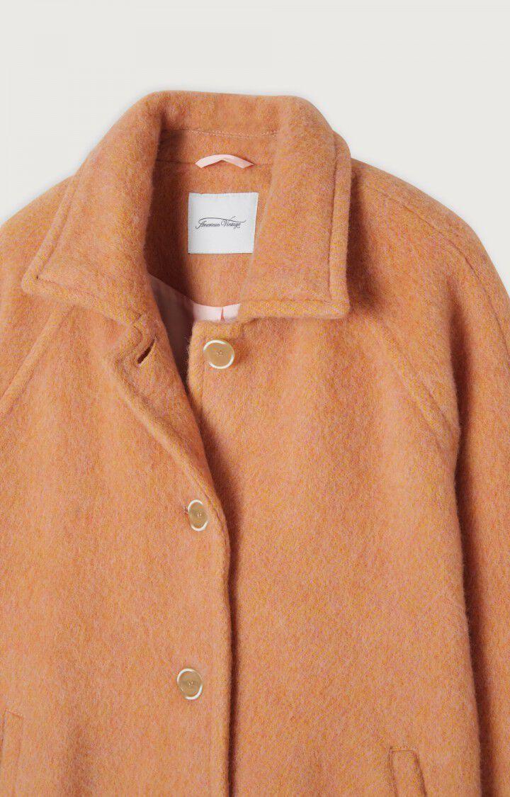 American Vintage Manteau Femme Roly - POMELO CHINE Manches Longues Orange - H22B