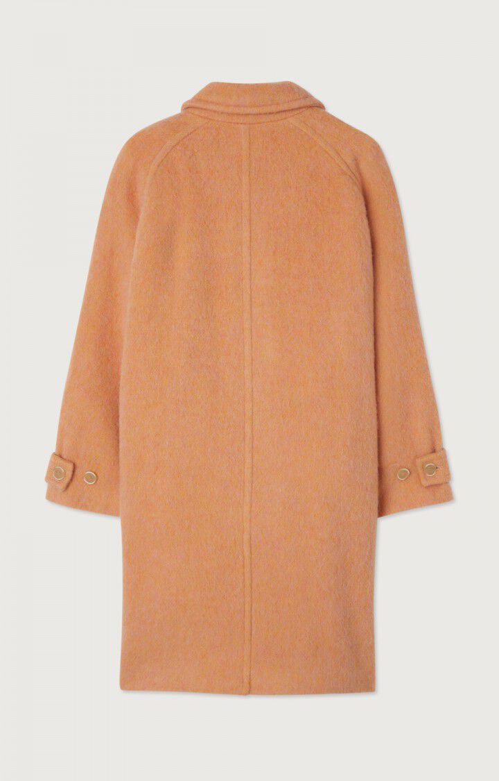American Vintage Manteau Femme Roly - POMELO CHINE Manches Longues Orange - H22B