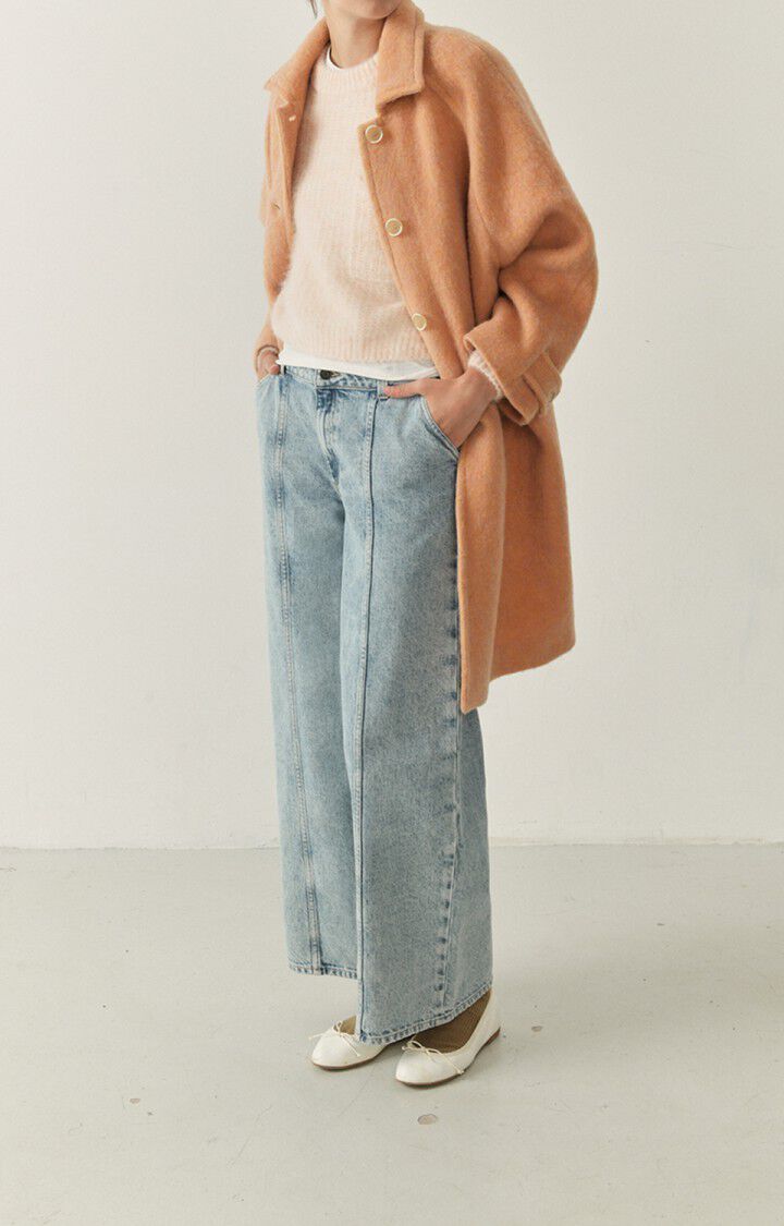 american vintage Manteau femme Roly - POMELO CHINE Manches longues Orange - H22
