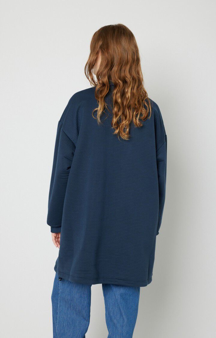 American Vintage Manteau Femme Wizz - NAVY Manches Longues Bleu - H22