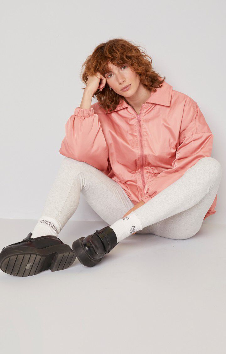 american vintage Manteau femme Yabay - TENDRESSE Manches longues Rose - H21