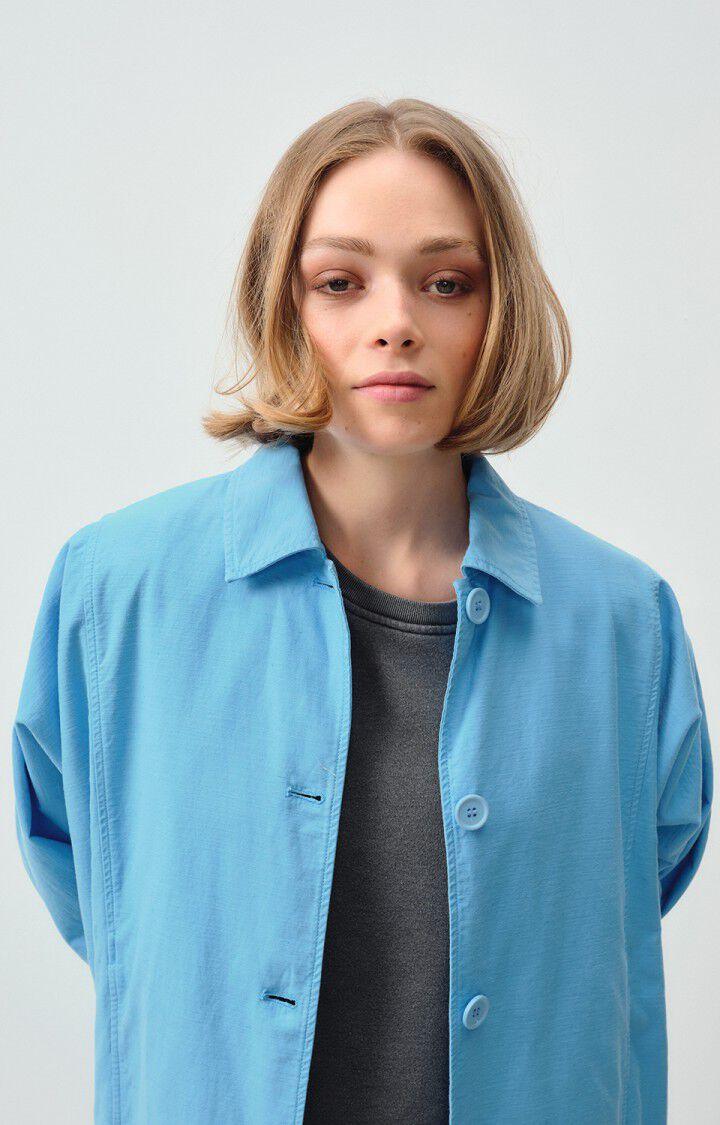 American Vintage Manteau Femme Zarydok - CIEL 63 Manches Longues Bleu - E24