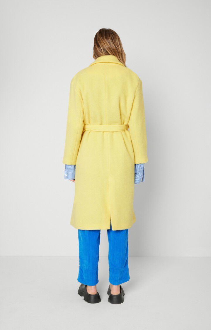 American Vintage Manteau Femme Zefir - CITRONNADE Manches Longues Jaune - H21
