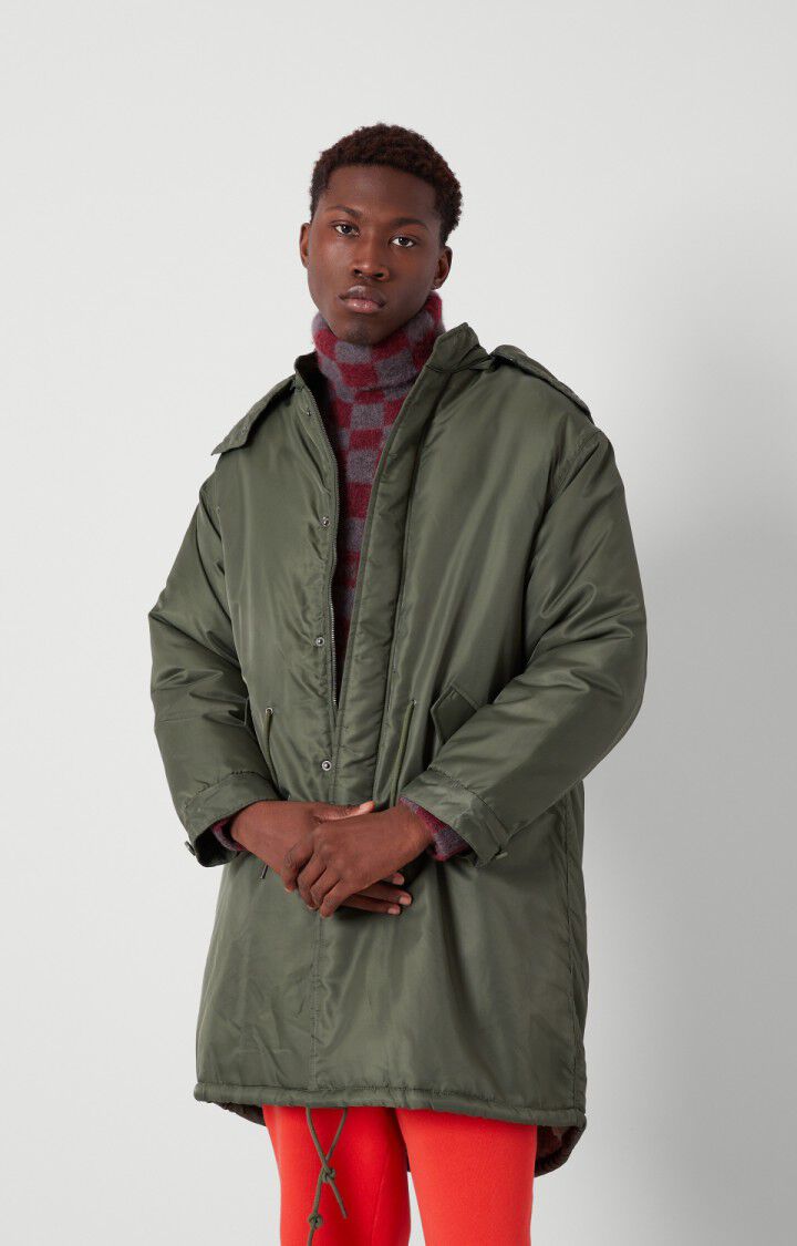 american vintage Manteau homme Akocity - BOA Manches longues Vert - H20