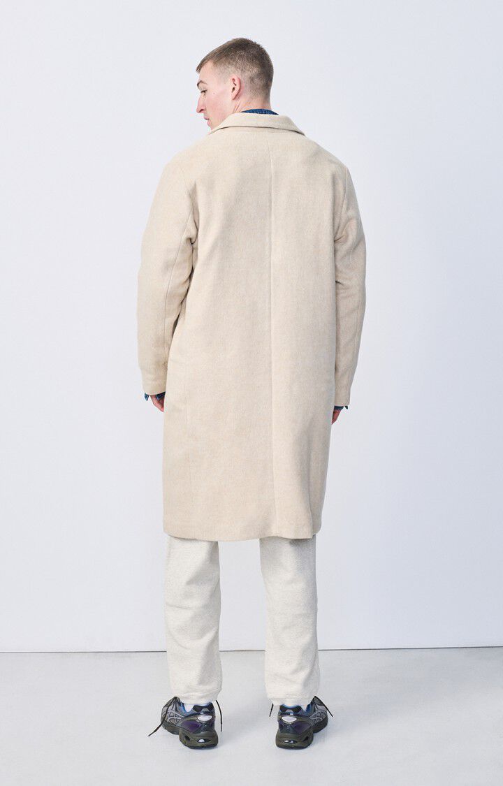 American Vintage Manteau Homme Bydrock - PORRIDGE 65 Manches Longues Beige - E23