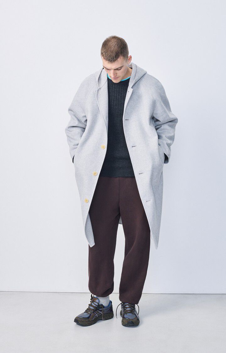 American Vintage Manteau Homme Dadoulove - POLAIRE CHINE 82 Manches Longues Gris - H24