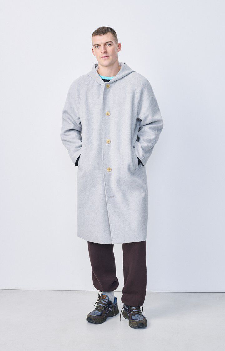 american vintage Manteau homme Dadoulove - POLAIRE CHINE 82 Manches longues Gris - H24