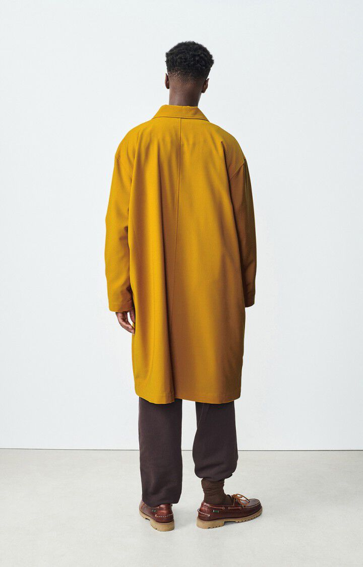 American Vintage Manteau Homme Doacity - CUMIN 60 Manches Longues Jaune - H24