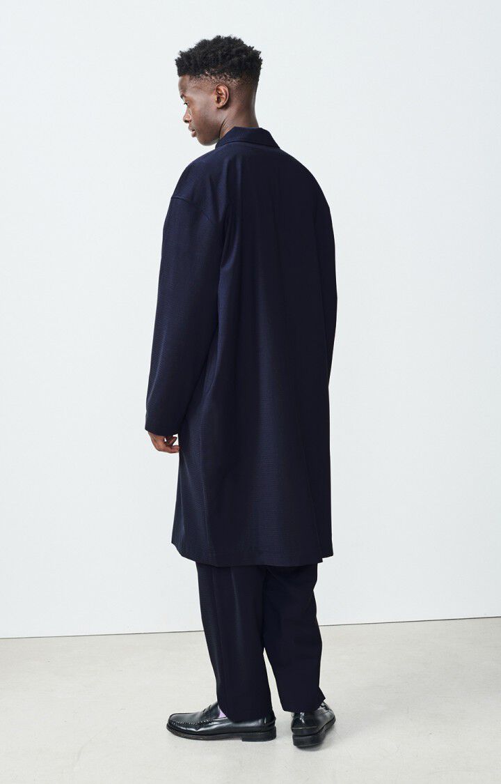 American Vintage Manteau Homme Doacity - NAVY 60 Manches Longues Bleu - E25