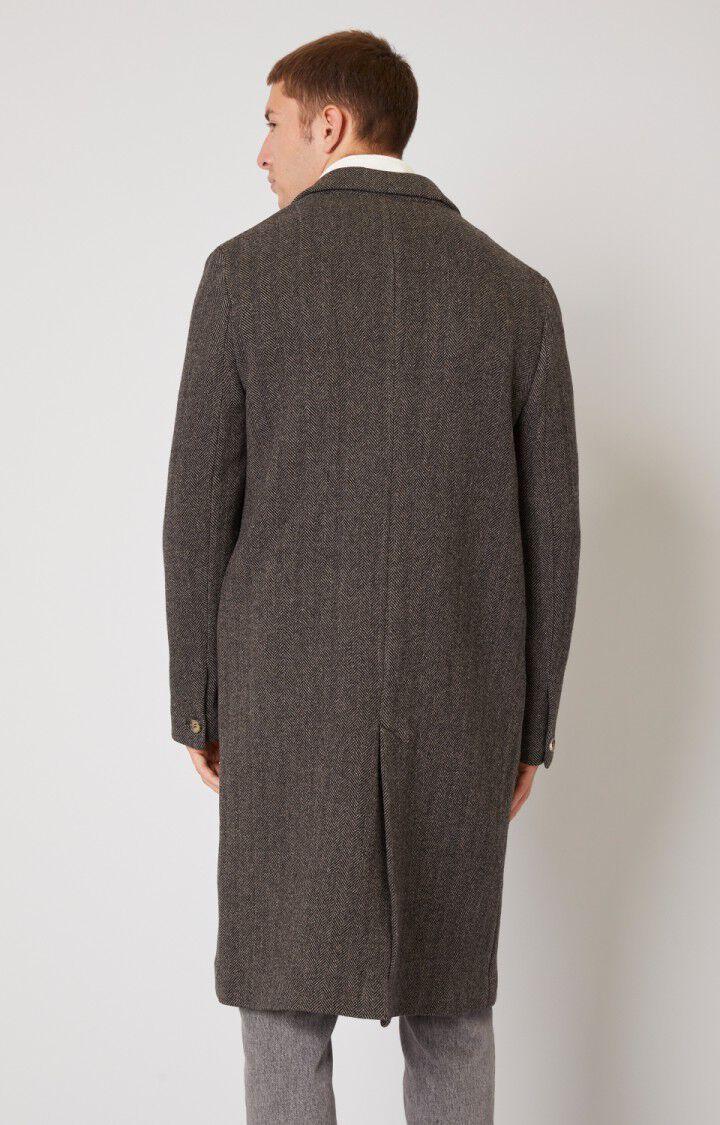 American Vintage Manteau Homme Erybird - CHEVRON NAVY GRIS Manches Longues Gris - H19