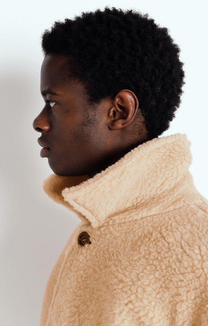 American Vintage Manteau Homme Gomaz - TAUPE CHINE 57 Manches Longues Beige - E25