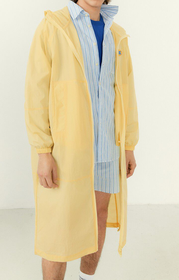 american vintage Manteau homme Ikino - CALISSON 78 Manches longues Jaune - E23