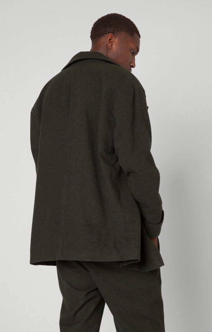 American Vintage Manteau Homme Imatown - TORTUE CHINE Manches Longues Vert - H20